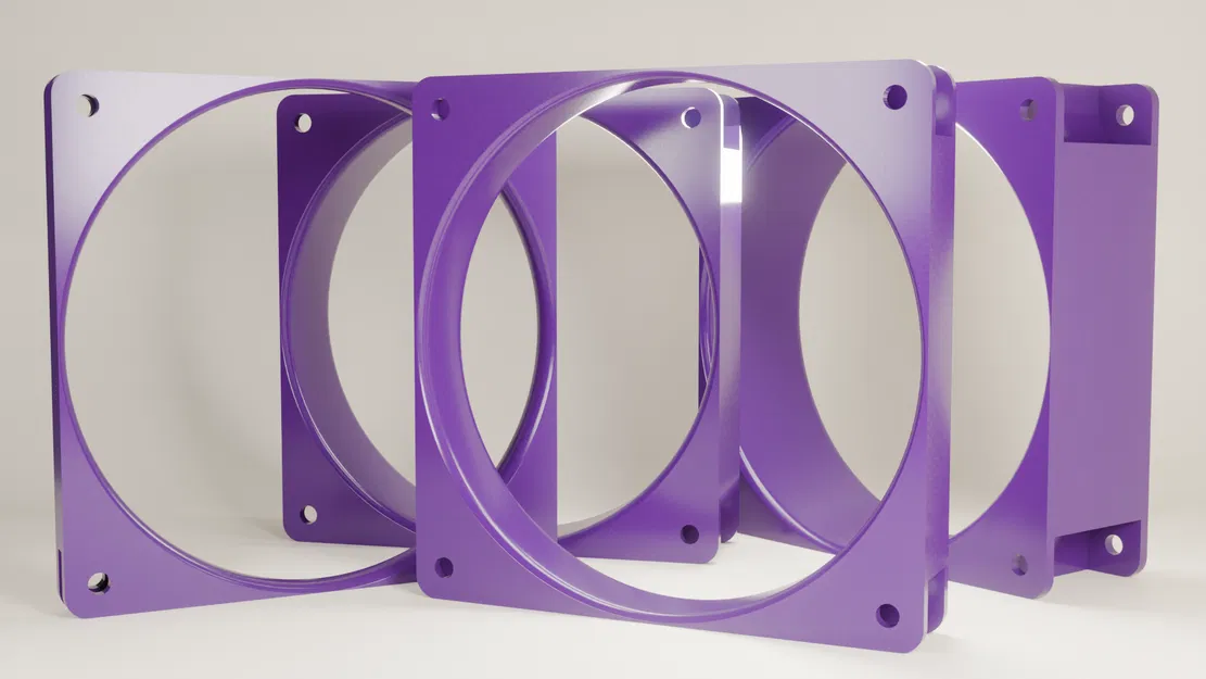 Spacer quạt 120/140mm tối ưu luồng gió (hỗ trợ tốt cho NF-A12x25) - Image 1