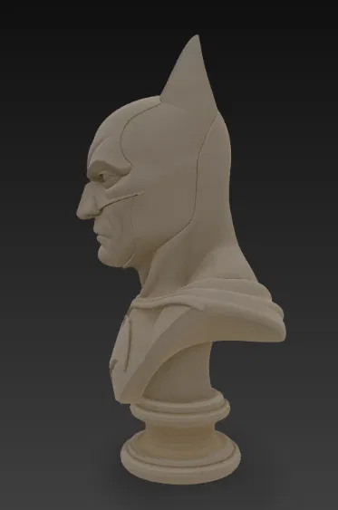 Tượng bán thân Dark Vigilante theo phong cách đá cẩm thạch - Image 3