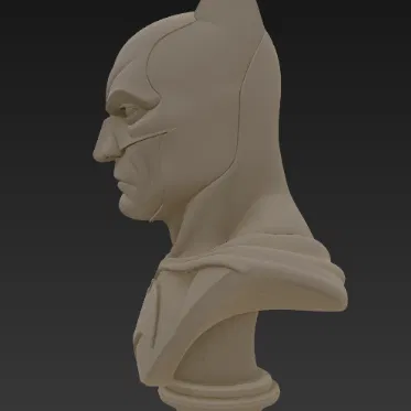 Tượng bán thân Dark Vigilante theo phong cách đá cẩm thạch