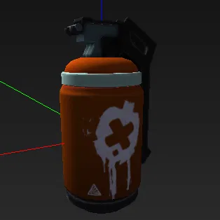 Mô hình lựu đạn Raze từ Valorant