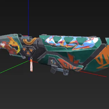 Mô hình bệ phóng tên lửa Showstopper của Raze - Valorant