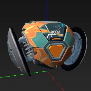 Mô hình boombot của Raze trong Valorant