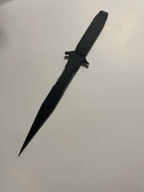 Mô hình dao chiến đấu (Combat Knife) 3D - Phụ kiện đạo cụ cực ngầu - Image 1