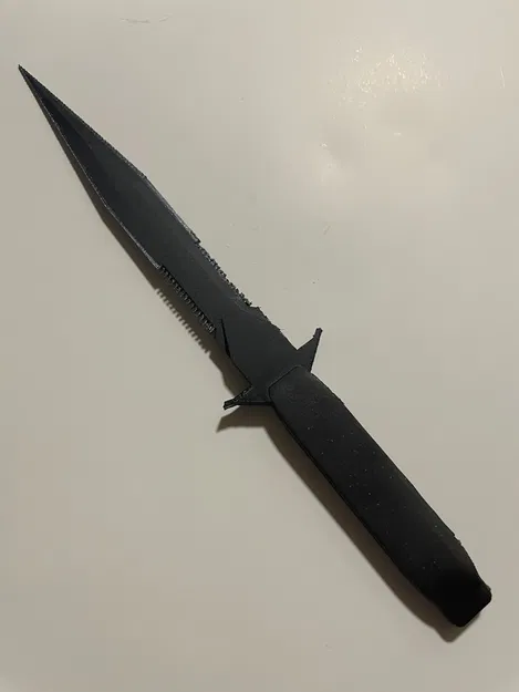 Mô hình dao chiến đấu (Combat Knife) 3D - Phụ kiện đạo cụ cực ngầu - Image 2