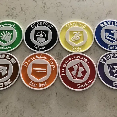 Bộ đế lót ly Call of Duty Perk