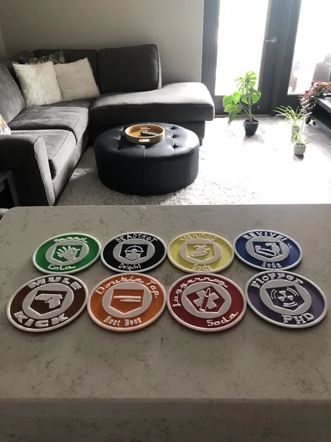 Bộ đế lót ly Call of Duty Perk - Image 4