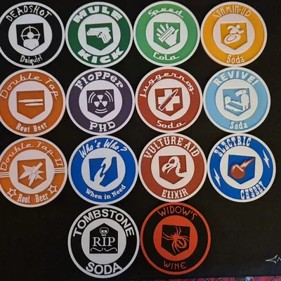 Bộ sưu tập lót ly Perk Call of Duty Zombies từ WaW đến BO3