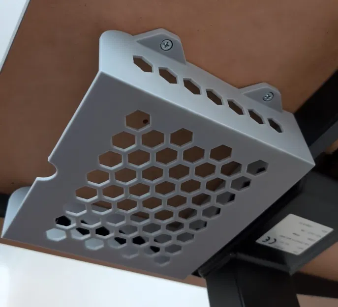 Kệ gắn dưới gầm bàn 3D (Under Desk Shelf) với thiết kế lưới thông minh - Image 1