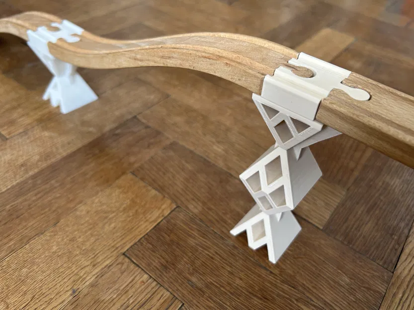 Trụ cầu cho đường ray tàu hỏa gỗ Brio/IKEA - Image 1