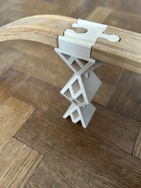 Trụ cầu cho đường ray tàu hỏa gỗ Brio/IKEA - Image 4