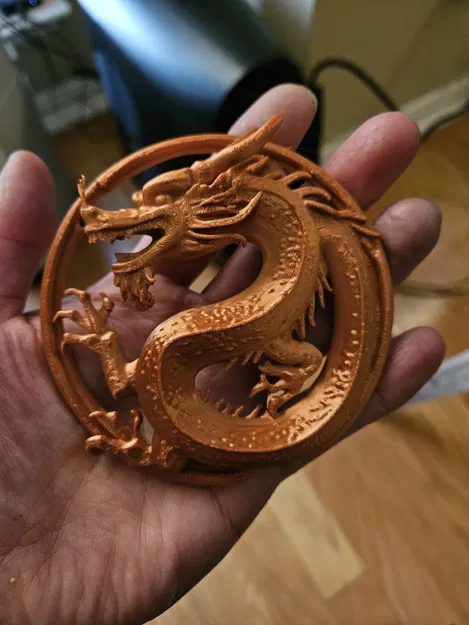 Mô hình Phù hiệu Rồng (Dragon Emblem) in 3D cực chi tiết - Image 1