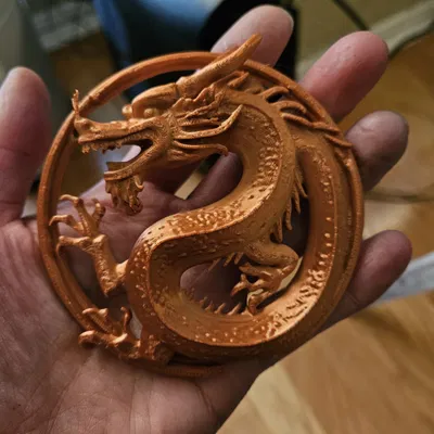 Mô hình Phù hiệu Rồng (Dragon Emblem) in 3D cực chi tiết