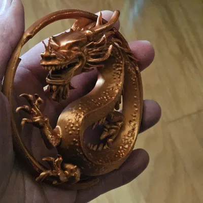 Mô hình Phù hiệu Rồng (Dragon Emblem) in 3D cực chi tiết