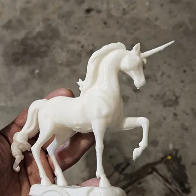 Mô hình kỳ lân 3D (Unicorn) trang trí bàn làm việc cực đẹp