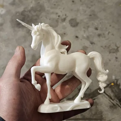 Mô hình kỳ lân 3D (Unicorn) trang trí bàn làm việc cực đẹp
