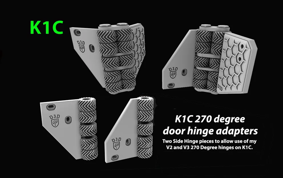 Adapter K1C (và K1 đời mới) để lắp bản lề 270 độ V2 & V3 - Image 1