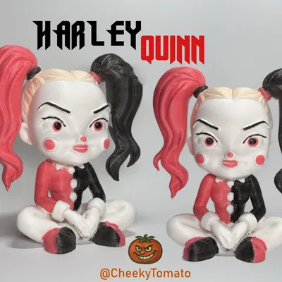 Mô hình Harley Quinn ngồi để bàn (DeskBuddy)