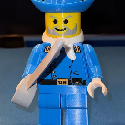 Mô hình Cavalry Colonel (Colt Carlson) Brick MegaFigure (Tỉ lệ 5:1)