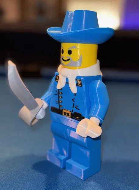 Mô hình Cavalry Colonel (Colt Carlson) Brick MegaFigure (Tỉ lệ 5:1) - Image 3