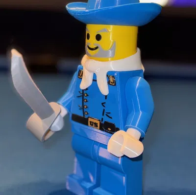 Mô hình Cavalry Colonel (Colt Carlson) Brick MegaFigure (Tỉ lệ 5:1)