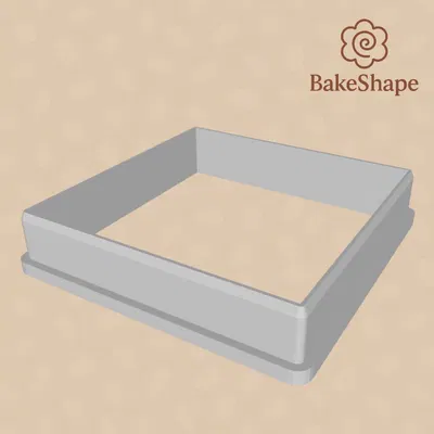 Bộ khuôn cắt bánh hình vuông cao cấp (Kích thước từ 4cm đến 10cm)