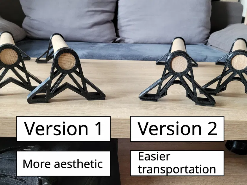 Parallettes/Thanh Hít Đất Kiểu Dáng Truss (Đường kính 40/28 mm) - Image 1