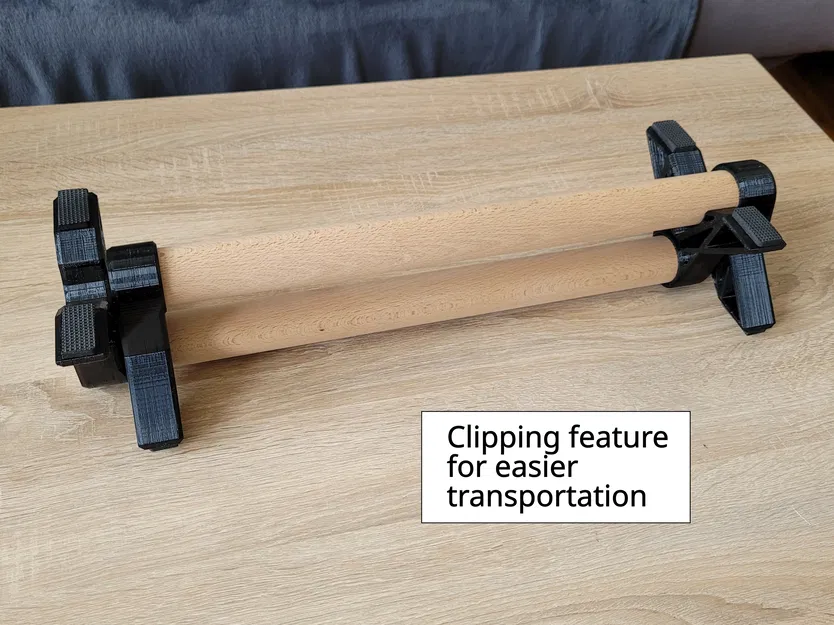 Parallettes/Thanh Hít Đất Kiểu Dáng Truss (Đường kính 40/28 mm) - Image 2