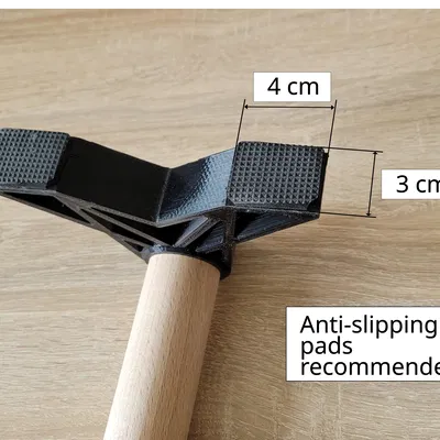 Parallettes/Thanh Hít Đất Kiểu Dáng Truss (Đường kính 40/28 mm)