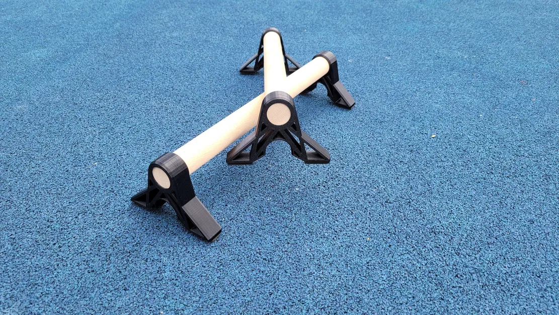 Parallettes/Thanh Hít Đất Kiểu Dáng Truss (Đường kính 40/28 mm) - Image 6