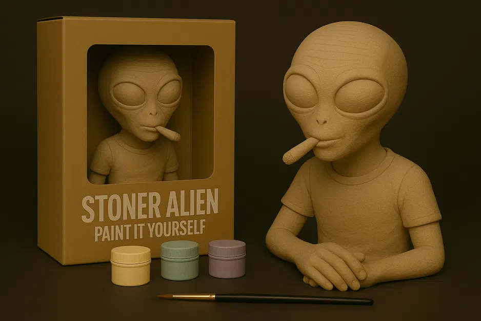 Mô hình Stoner Alien - Tự tay tô vẽ - Image 1