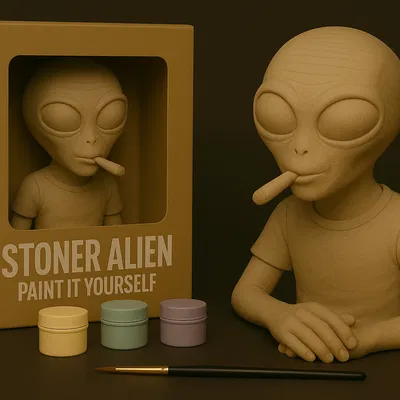 Mô hình Stoner Alien - Tự tay tô vẽ