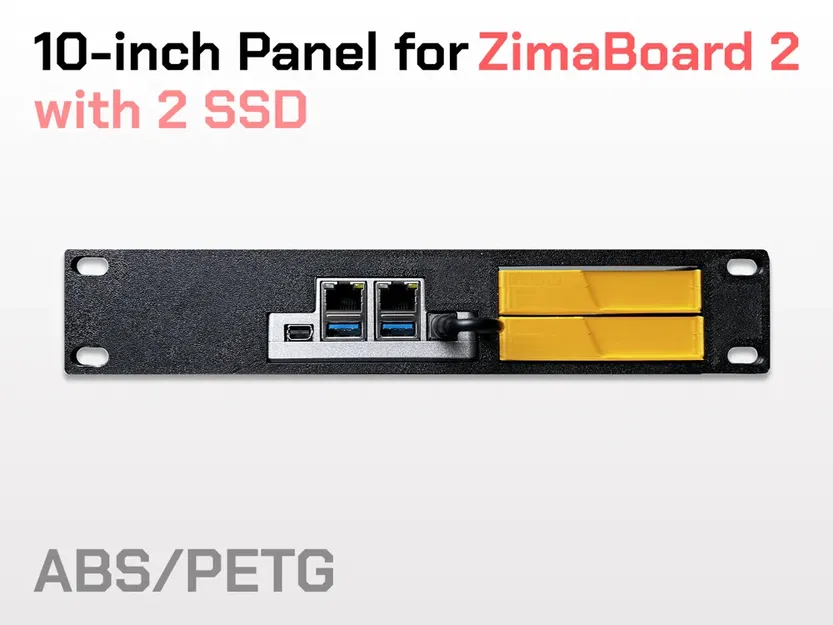 Khung gắn tủ rack 10 inch cho ZimaBoard 2 - Image 1