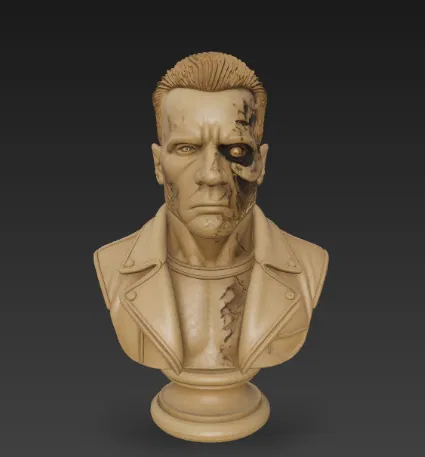 Tượng Bán Thân Cybernetic Guardian - Image 1