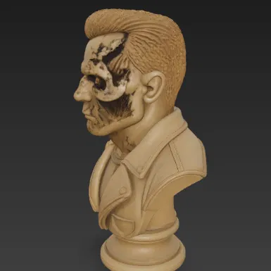 Tượng Bán Thân Cybernetic Guardian