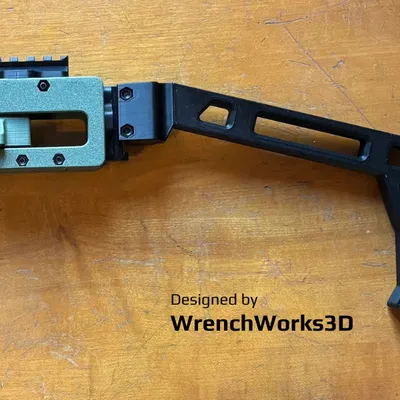 BLOCKOBRACE - Phụ kiện Pistol brace cho ray Picatinny