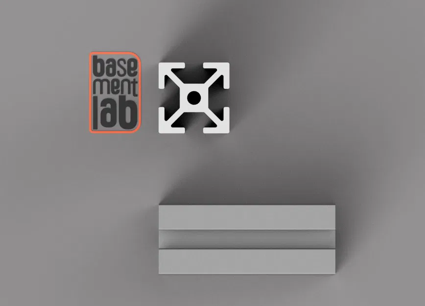 Thanh nhôm định hình 2020 mở 4 mặt (Parametric) - Image 2