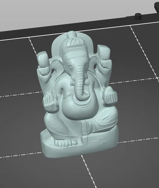 Mô hình tượng thần Ganesha in 3D trang trí đẹp mắt - Image 1
