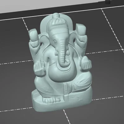 Mô hình tượng thần Ganesha in 3D trang trí đẹp mắt