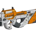 P90 Asiimov (Mô hình súng thun có băng đạn) - Thumbnail 5