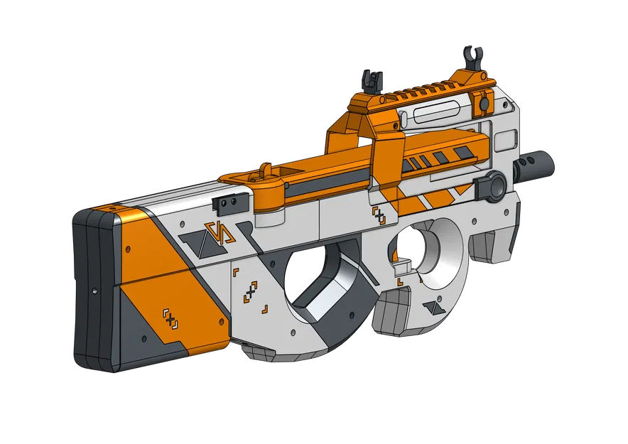 P90 Asiimov (Mô hình súng thun có băng đạn) - Image 6