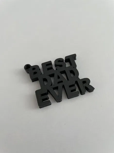 Móc khóa in 3D Best Dad Ever - Món quà ý nghĩa dành tặng người cha - Image 2