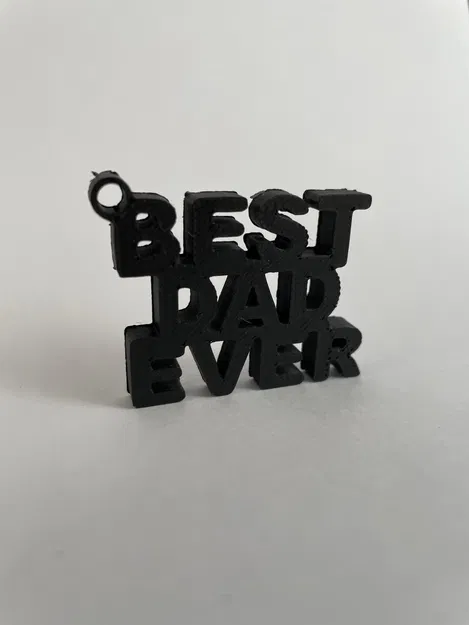 Móc khóa in 3D Best Dad Ever - Món quà ý nghĩa dành tặng người cha - Image 3