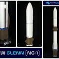 NEW GLENN (NG-1) - Mô hình tên lửa in 3D tỉ lệ 1:200 - Thumbnail 1