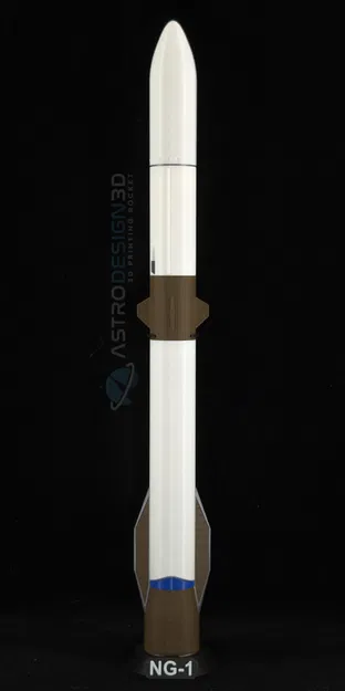 NEW GLENN (NG-1) - Mô hình tên lửa in 3D tỉ lệ 1:200 - Image 2