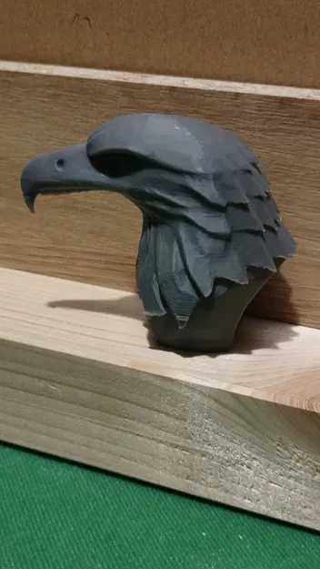 Tượng đầu đại bàng (Eagle Statue) - Mô hình trang trí 3D nghệ thuật - Image 3