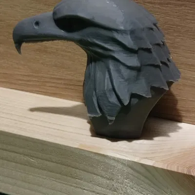 Tượng đầu đại bàng (Eagle Statue) - Mô hình trang trí 3D nghệ thuật
