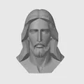 Mô hình tượng bán thân Chúa Jesus phong cách Lowpoly (12cm) - Thumbnail 2