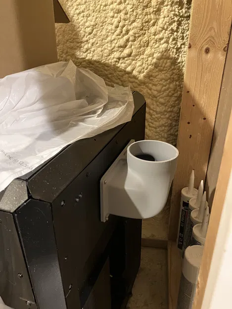 Ngàm gắn ống thông gió 90 độ cho Prusa Core One (3 inch & 4 inch) - Image 3