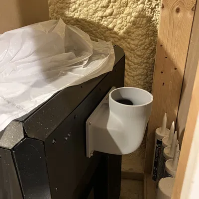 Ngàm gắn ống thông gió 90 độ cho Prusa Core One (3 inch & 4 inch)