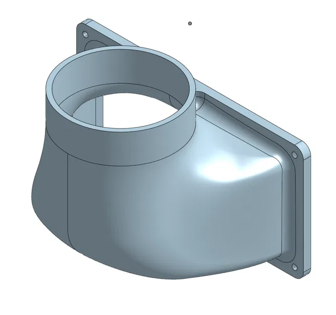 Ngàm gắn ống thông gió 90 độ cho Prusa Core One (3 inch & 4 inch) - Image 6